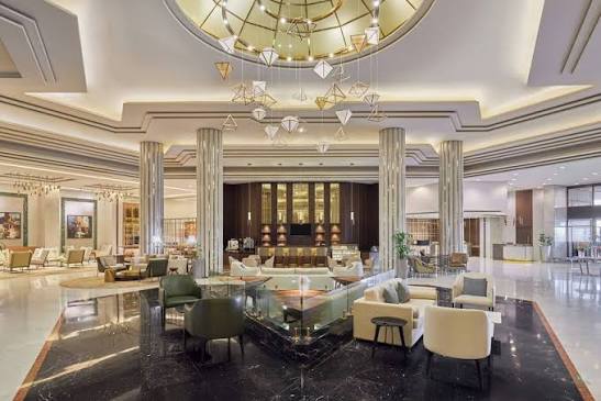 Lobbyen på Riyadh Marriott Hotel